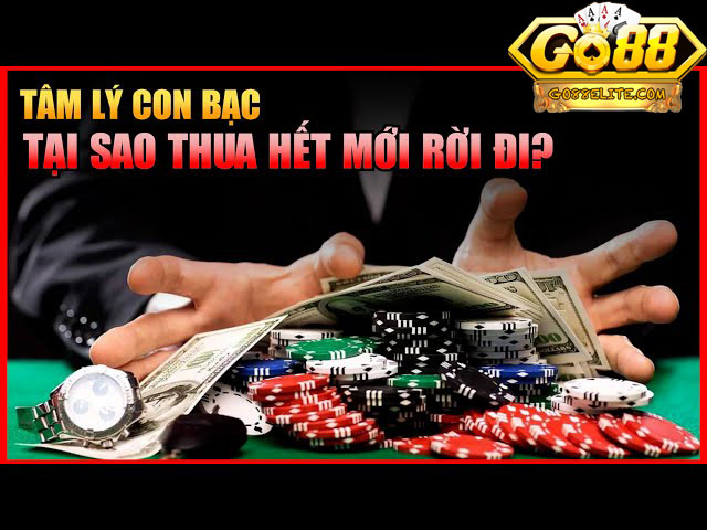 Tại sao các con bạc đều thua hết khi rời đi, vì không quản lý tốt tài chính